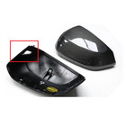 2PCS Carbon Fiber Car Side Mirror Caps Replace For Audi Q2 Q3 Quattro 2018-2020