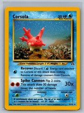 Pokemon TCG Corsola #37/75 READ CCG Neo Discovery