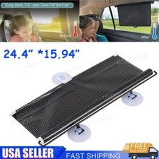 Retractable Car Auto Side Window Baby Sun Shade Shield Cover Roll Curtain Visor