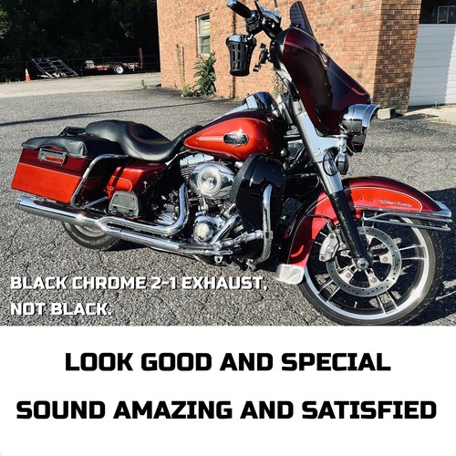SHARKROAD increíble escape 2 en 1 para Harley Touring 95-16 actualización Deep Rumble - Imagen 5 de 6