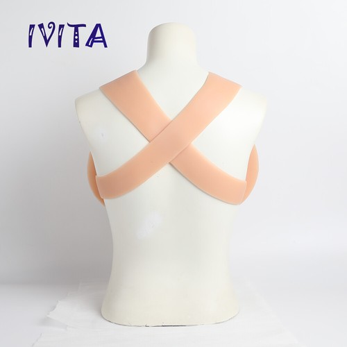 IVITA Silicone Breast Forms Drag Queen GG Cup Big Boobs Bras Enhancer - Picture 7 of 12