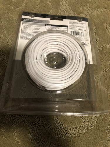 Telephone Line Cord 50ft (RJ-11/RJ-14) #279-345 Radioshack - Picture 2 of 2