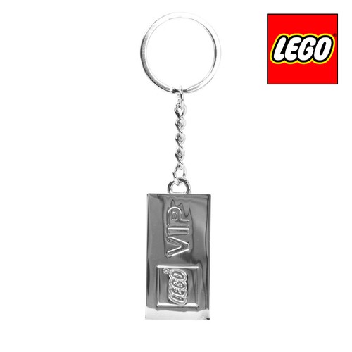 LEGO • 5006330 SCHLÜSSELANHÄNGER 2x4 METALL PROMO VIP NEU MIT KARTON NEU IM KARTON - Bild 4 von 4