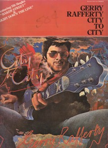 1978-Gerry-Rafferty-City-to-City-Songbook-Piano-Voice-Guitar-Chords-10-Songs