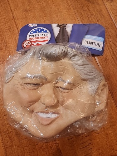 Bill Clinton Mask Vinyl President Of The United States Adult Full Overhead - Picture 1 of 3