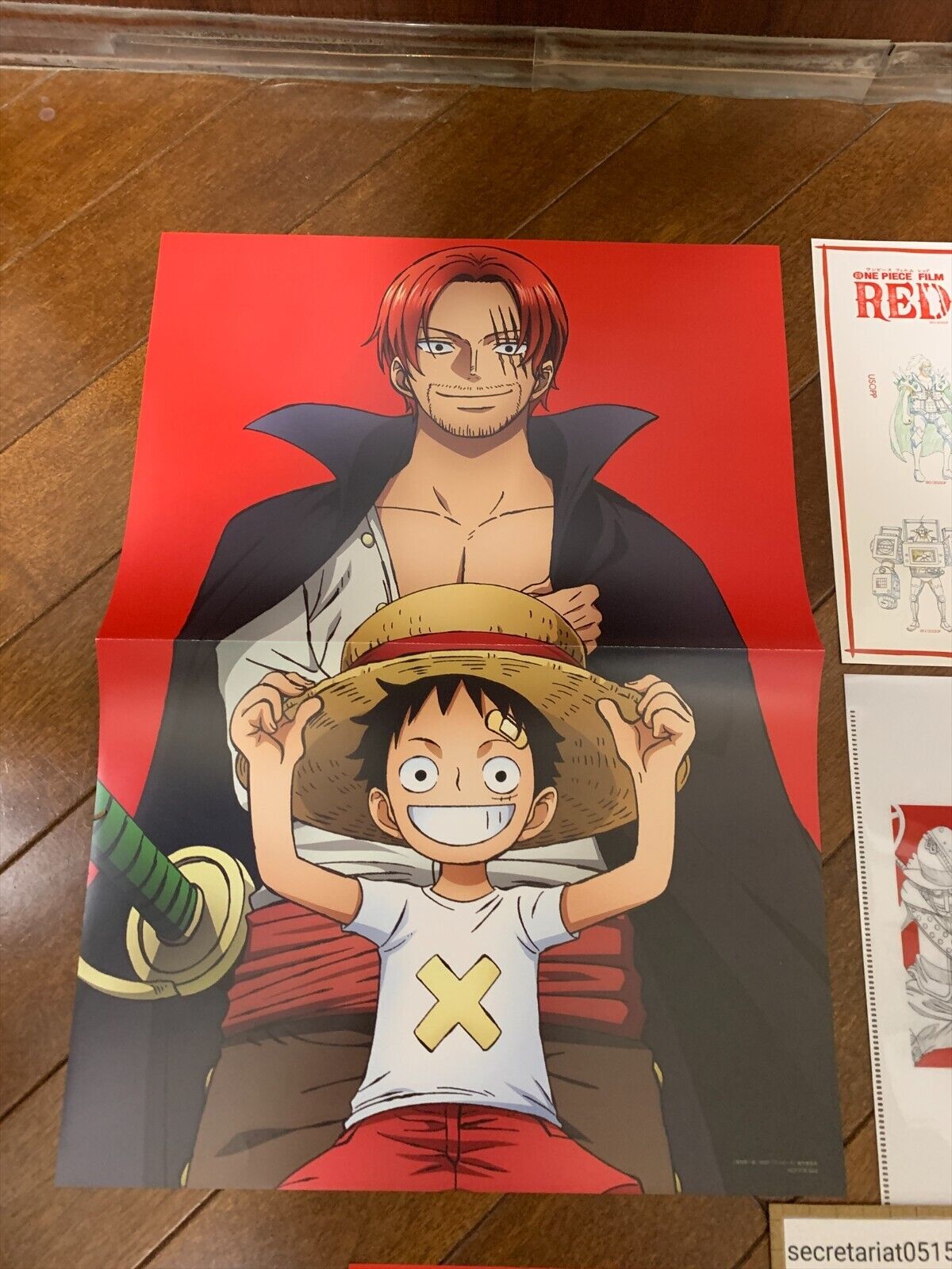 One Piece Film Red Posters Characters 8PCS/Set