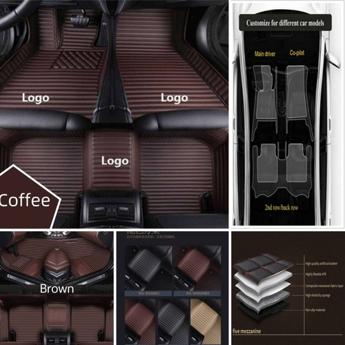 For BMW Z4 Car Floor Mats Carpet Custom Front Row Auto Mats Waterproof Liners - Imagen 6 de 28