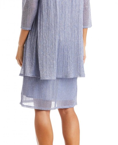 New $119 R & M Richards  Women's Knee Length 3/4 Sleeve Scoop Neck 2 Pcs A2834 - Picture 8 of 18