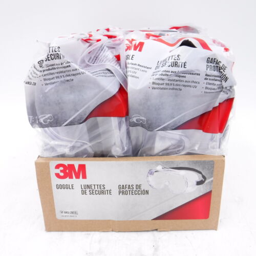 10 Pack 3M Chemical Splash/Impact Goggles 91252-80024-10 - Picture 2 of 3