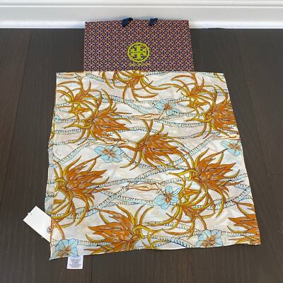 Tory Burch Women's Climbing Palms Square Scarf 144936