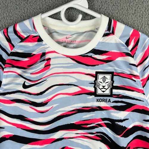 Nike South Korea National Team 2020 Pre-Match Soccer Jersey CQ9193-100 Men’s M - Picture 2 of 15