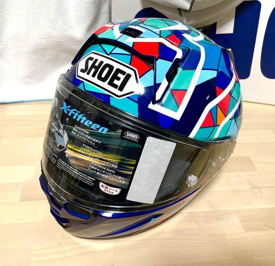 X-Fifteen MARQUEZ BARCELONA Ｌ SHOEI X-Fifteen X-15 Marquez Barcelona Full-Face Helmet Size