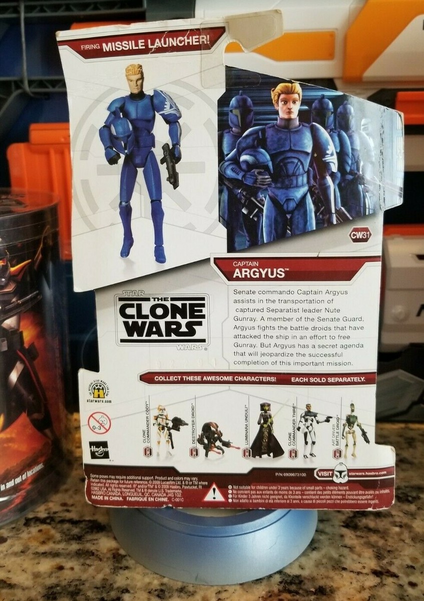 Star Wars Hasbro The Clone Wars Captain Argyus Senate