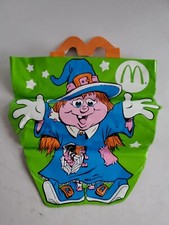 Vintage 1990s McDonalds Witch Halloween Happy Meal Vinyl Trick Or Treat Bag