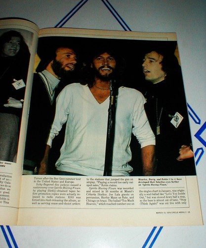 CIRCUS MAGAZINE 3/13/79 BEE GEES Peter Frampton w ELVIS COSTELLO POSTER VG++ - Picture 4 of 9