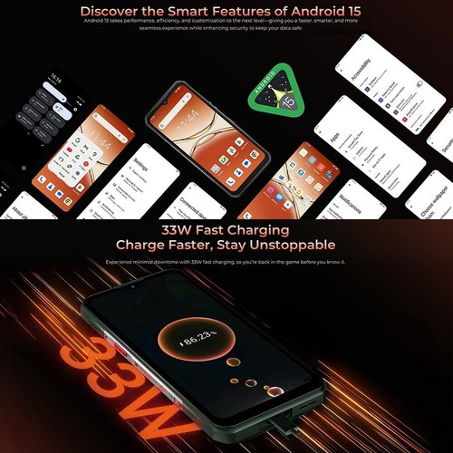 Oukitel WP55 5G Robust Smartphones 32GB+256GB 11000mAh Android 15 boutiques 108MP Kamera