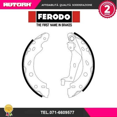 4 Ganasce post Smart 07/> FERODO,METELLI KIT38-G 2 Cilindretti ruota post.