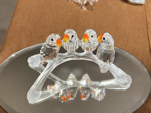 Swarovski Crystal Baby Love Birds