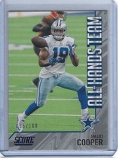 2021 Score Amari Cooper #5 All Hands Team Showcase Parallel #35/100 