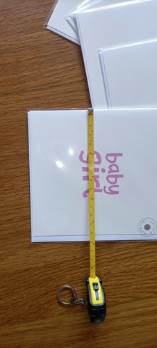25x little girl's christening invitation card belly button designs bundle joblot - Picture 11 of 11