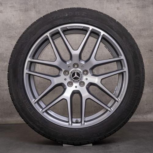 Mercedes GLS 63 AMG Winterräder 21 Zoll W166 X166 Felgen A1664012800 himalaya - Bild 4 von 5
