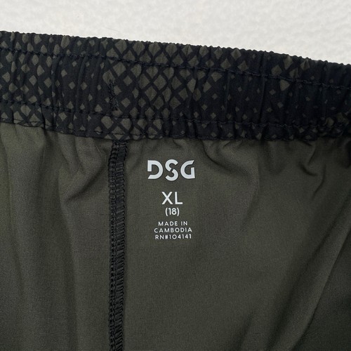DSG Youth Performance Athletic Knit Adventure Shorts Size XL Dark Green Camo - Picture 6 of 10
