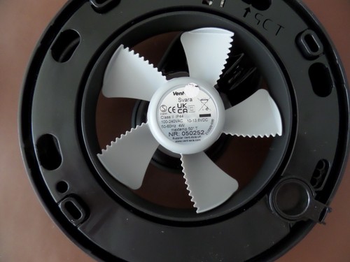 Vent Axia Svara App Controlled Low Carbon Bathroom Extractor Black Fan - Picture 6 of 6