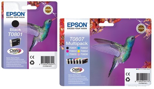 Genuine Epson T0801 T0802 T0803 T0804 T0805 T0806 T0807 Ink Cartridge P50 *Lot* - Picture 15 of 15