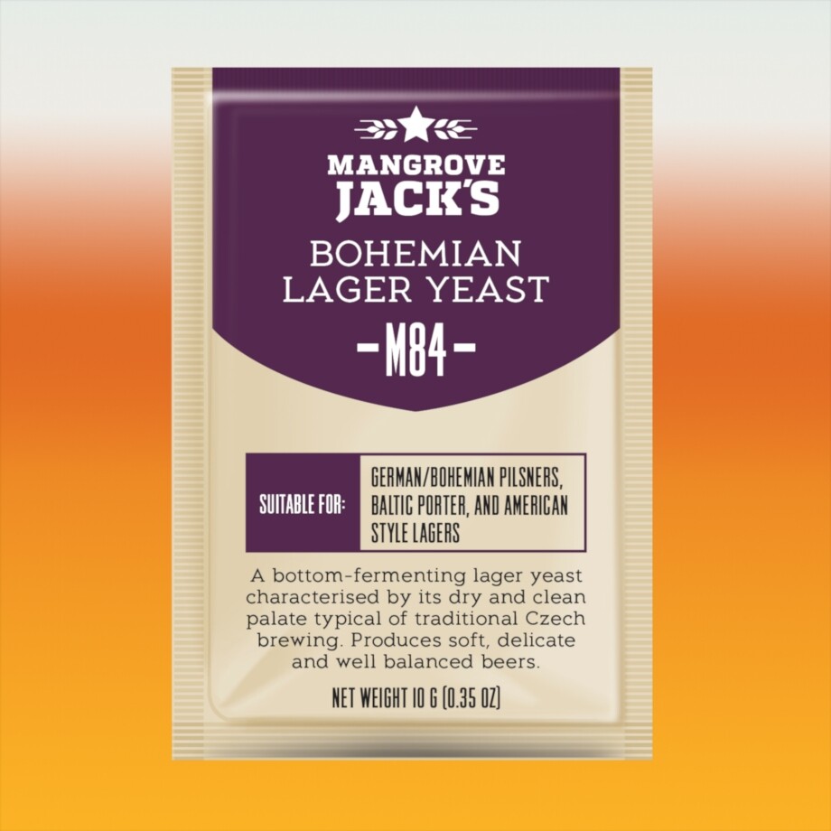 Mangrove Jacks Brewing Yeast - Bohemian Lager / Pilsner M84  - 10g Sachet