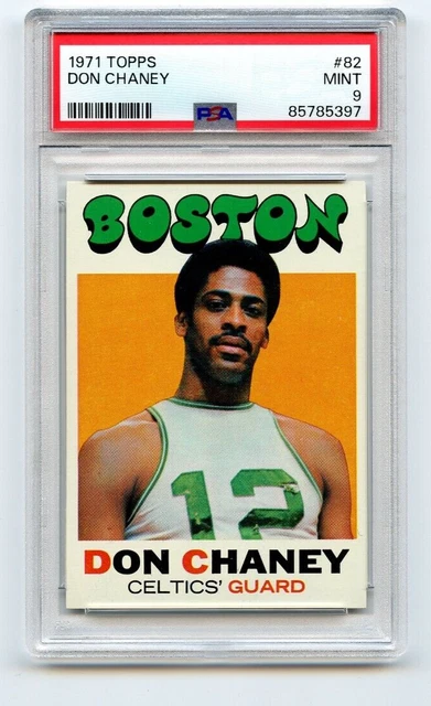 1971 Topps Basketball Don Chaney #82 Boston Celtics PSA 9 MINT