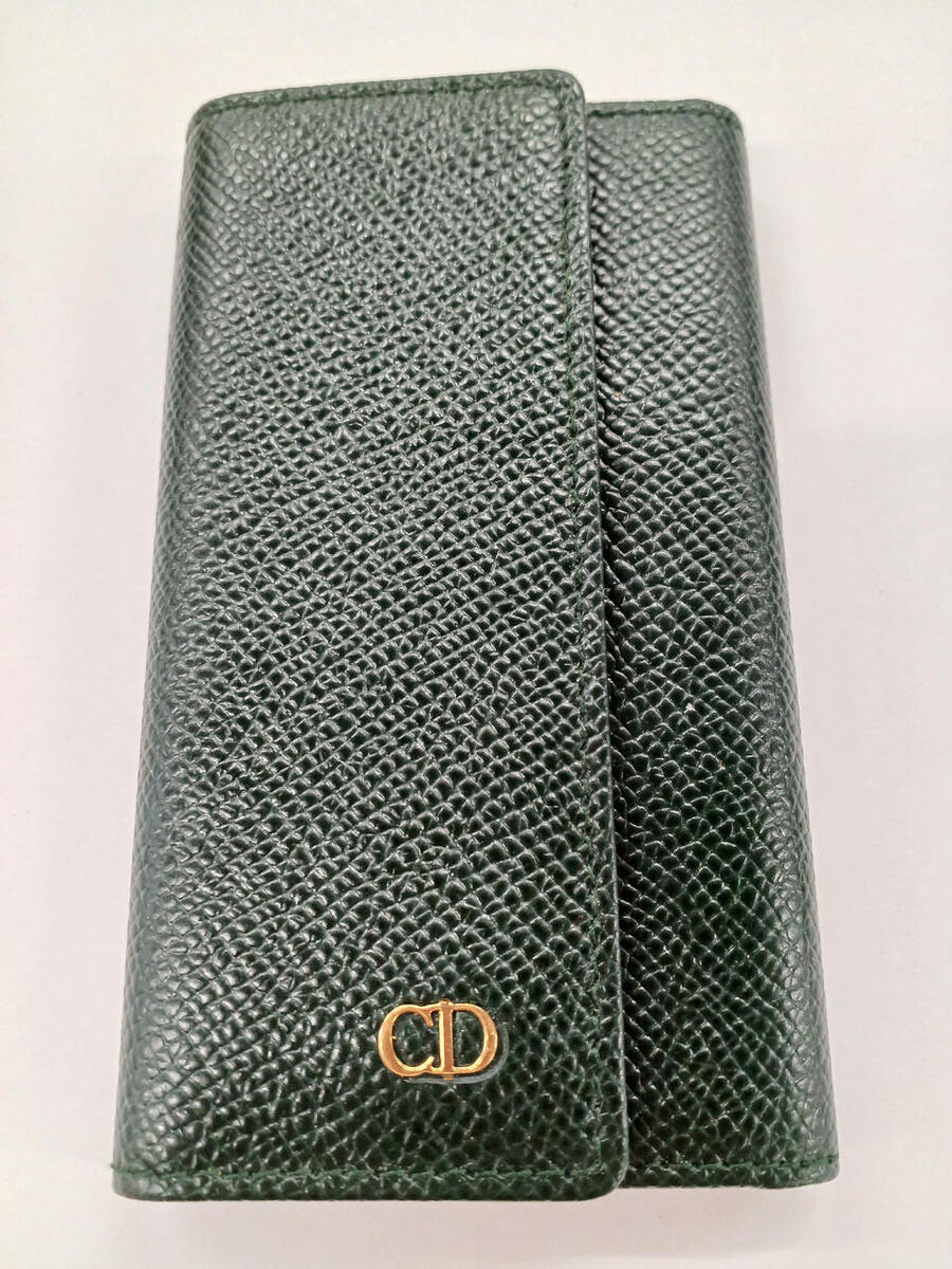 Christian Dior Dark Green 6 Key Case | eBay Christian Dior Dark Green 6 Key Case | eBay