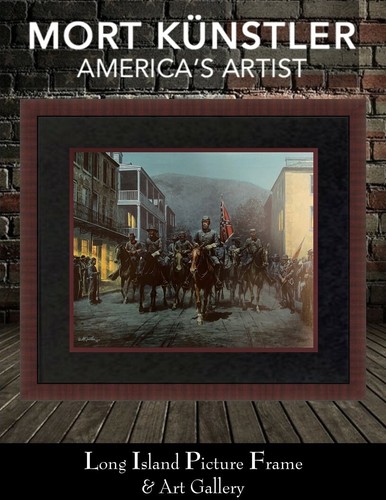Mort Kunstler Civil War Print -Stonewall Jackson at Harper's Ferry Custom Framed - Picture 1 of 3