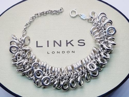 Links of London sweetie cascade bracelet sterling silver superb - Picture 8 of 13