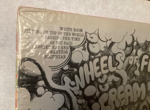CREAM Wheels Of Fire RSO 2xLP SEALED GATEFOLD - Picture 8 of 12
