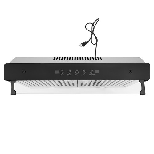 24inch Under Cabinet Range Hood Stainless Steel 600CFM Kitchen Vent Sliver - Picture 3 of 24