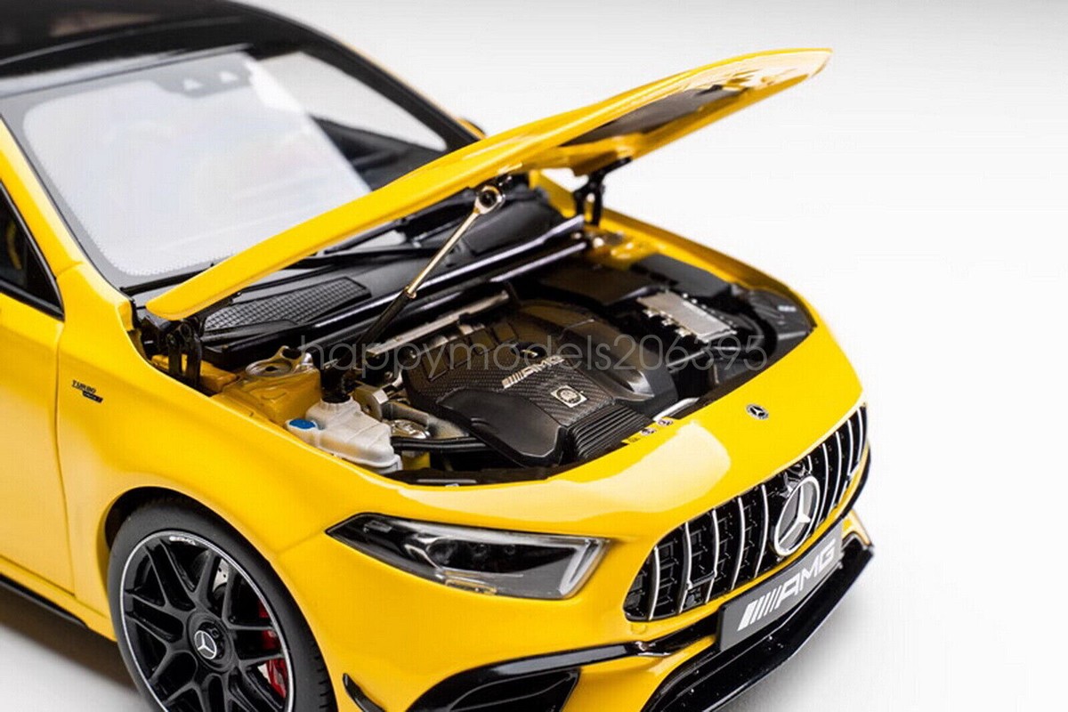 NZG 1/18 Scale For Mercedes-Benz AMG A45 S 2023 Yellow