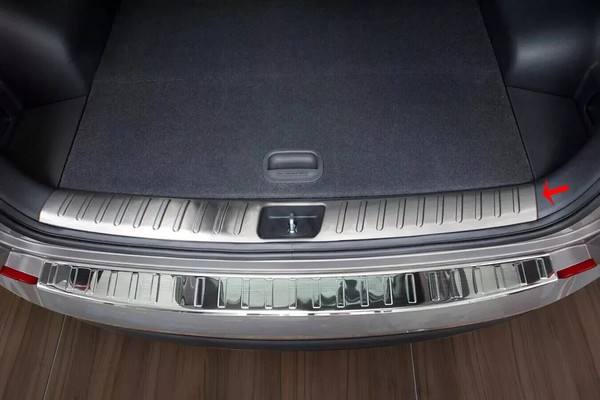 Ladekantenschutz Edelstahl Innen + AußEn Chrom FüR Hyundai Tucson 2015-2018-image