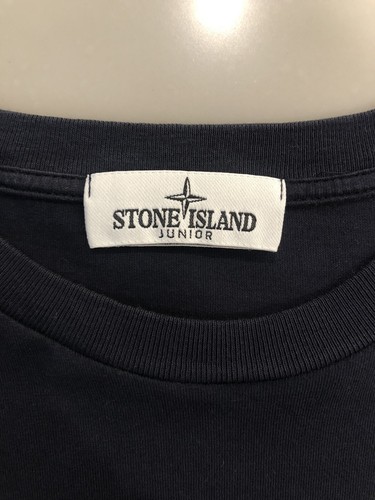 Boys Stone Island Navy T-shirt With Spiral Compass Graphics Age 14 - Picture 5 of 8