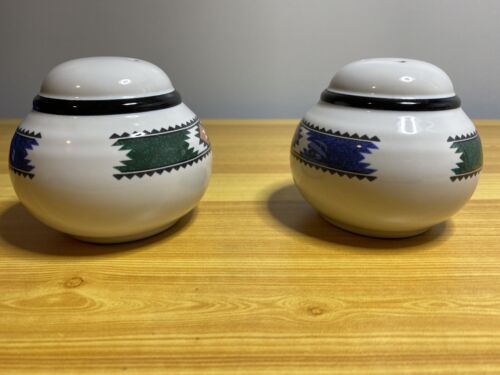 Noritake Kachina Salt & Pepper Shaker Set - Southwest Design - Picture 2 of 7
