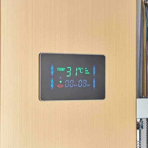 Gold LED Shower Panel Tower System Massage Body Jet W/Hand Spray Stainless Steel - Picture 4 of 8