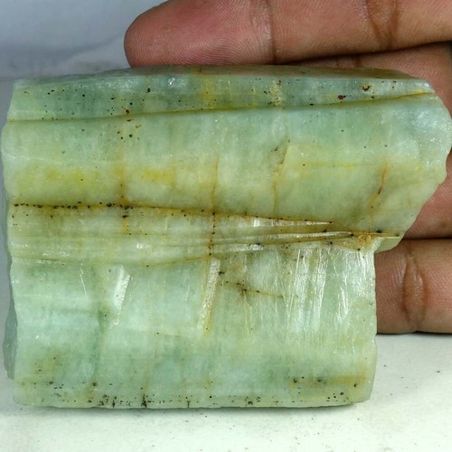 Green Aquamarian Rough 100% Natural Amazing Rock Rough Loose Gemstones - Picture 2 of 25