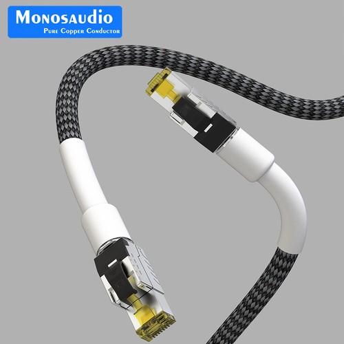 CAT8 4N OFC Copper Ethernet Cable Cat8 Speed Lan Cable RJ45 Network Patch Cables - Picture 7 of 15