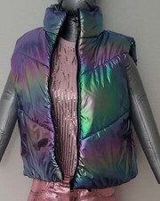 Shiny Multicolor vest jacket