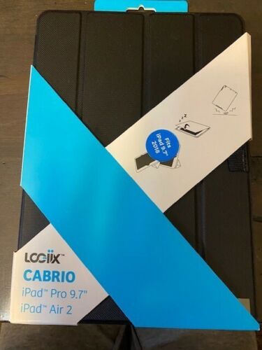 Logiix Cabrio Folio Case for iPad Pro 9.7"/Air 2 in Black LGX-12236 - Zdjęcie 1 z 5