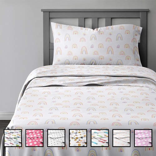 Kids 4 Piece Sheet Set, Cute & Cozy Wrinkle-Free, Multiple Designs by CGK Linens - Picture 2 of 65