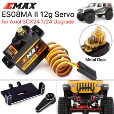 Emax ES08MA II Steering Servo 12g Mini Metal Gear Analog Servo for Axial SCX24