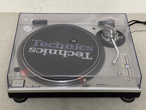 Technics SL-1200MK3D Silver with Dust Cover Direct Drive DJ Turntable System