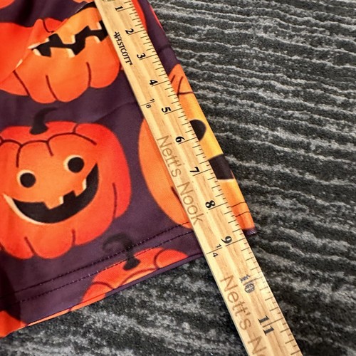 Golf Shirt Mens 2XL Polo Pumpkin Pattern Halloween Jack O Lantern All Over Print - Picture 5 of 9