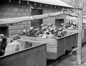 1938 Coal Miners Heading To Mine Wv Old Photo 8 5 X 11 Reprint Ebay