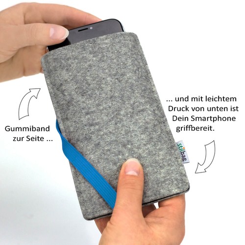 Stilbag Schutzhülle aus Wollfilz |Handytasche Leon nach Maß | Custom made DE - Bild 79 von 120